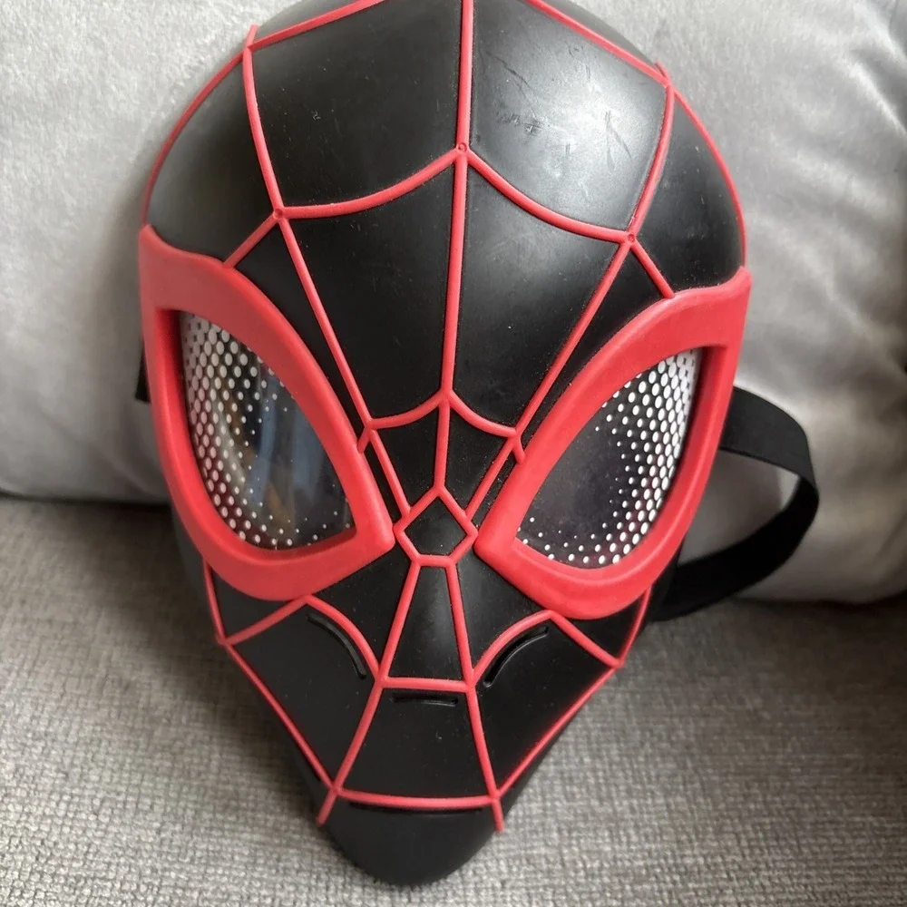 Miles Morales Spider-Man Hard Plastic Kids Halloween Breathable Mask